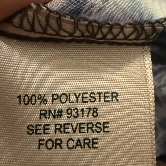 Philosophy Marbled Black and Cream Cropped Top Blouse size Small - EUC - Picture 5 of 13